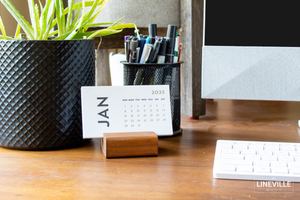 2023 Letterpress Minimal Desk Calendar